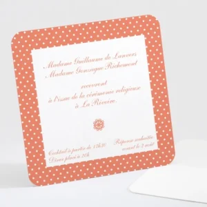 Carton d'invitation mariage Petite dentelle*Faire-part Elégant Hot