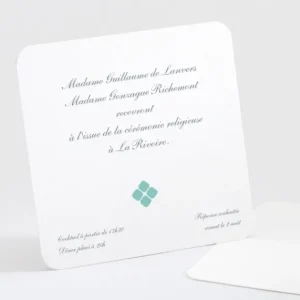 Carton d'invitation mariage Jolies tomettes*Faire-part Elégant Clearance