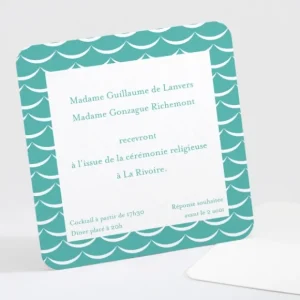 Carton d'invitation mariage Joli sourire*Faire-part Elégant Outlet