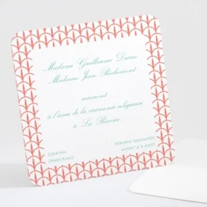 Carton d'invitation mariage Belle promesse*Faire-part Elégant Discount
