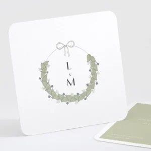 Carton d'invitation mariage Eternite*Faire-part Elégant Online
