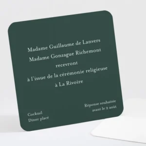 Carton d'invitation mariage Petite aquarelle*Faire-part Elégant Online