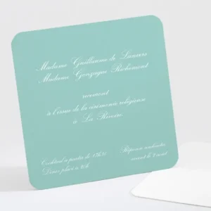Carton d'invitation mariage Elegance scandinave*Faire-part Elégant Clearance