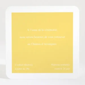 Carton d'invitation mariage Cherry cherry vif*Faire-part Elégant Hot