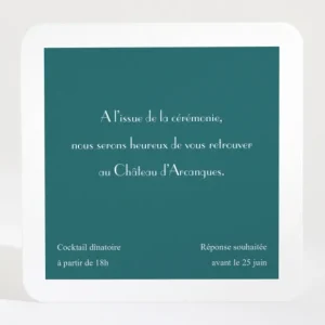 Carton d'invitation mariage Cherry cherry dore*Faire-part Elégant Sale