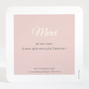 Carton d'invitation mariage Traditionnel triptyque*Faire-part Elégant Fashion