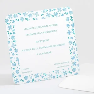 Carton d'invitation mariage Liberty leger*Faire-part Elégant Online