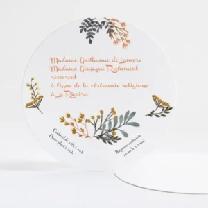 Carton d'invitation mariage Chlorophylle*Faire-part Elégant Outlet