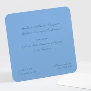 Carton d'invitation mariage Liberty elegant*Faire-part Elégant Hot