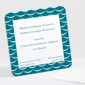 Carton d'invitation mariage Joli sourire*Faire-part Elégant Outlet