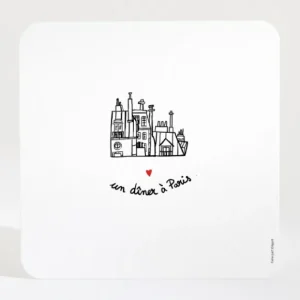 Carton d'invitation mariage Un mariage a Paris*Faire-part Elégant Best