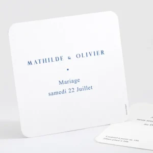 Carton d'invitation mariage Cliche*Faire-part Elégant Hot