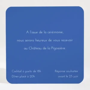 Carton d'invitation mariage Nantes*Faire-part Elégant Online
