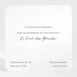 Carton d'invitation mariage Lyon*Faire-part Elégant Clearance