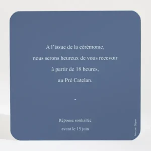 Carton d'invitation mariage Boheme chic*Faire-part Elégant Sale