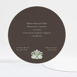 Carton d'invitation mariage Gypsophile*Faire-part Elégant Discount