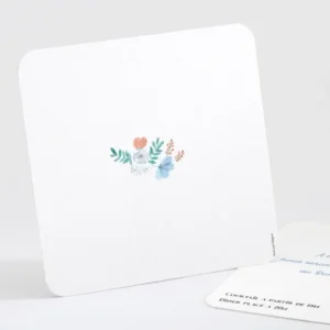 Carton d'invitation mariage Tendre Floraison*Faire-part Elégant Discount