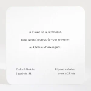 Carton d'invitation mariage Cherry cherry vif*Faire-part Elégant Hot