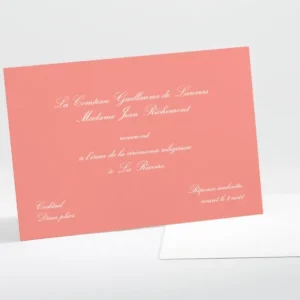 Carton d'invitation mariage Traditionnel rectangle*Faire-part Elégant Discount