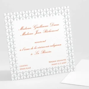 Carton d'invitation mariage Belle promesse*Faire-part Elégant Discount