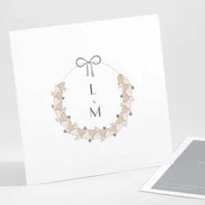 Carton d'invitation mariage Eternite*Faire-part Elégant Online