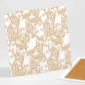 Carton d'invitation mariage Herbier*Faire-part Elégant Outlet