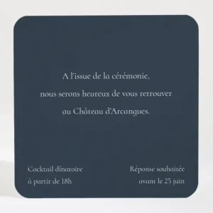 Carton d'invitation mariage Pays Basque*Faire-part Elégant New