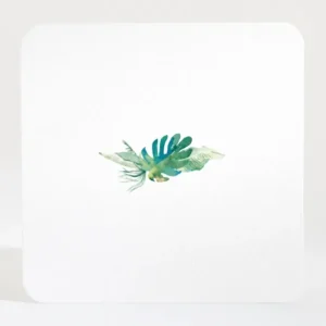 Carton d'invitation mariage Jardin tropical*Faire-part Elégant Outlet