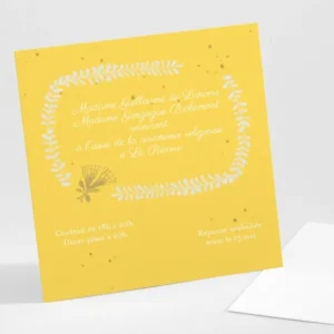 Carton d'invitation mariage Arlette & Albin*Faire-part Elégant Discount
