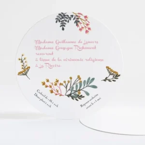 Carton d'invitation mariage Chlorophylle*Faire-part Elégant Outlet