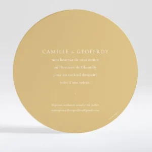 Carton d'invitation mariage Nature elegante*Faire-part Elégant Discount