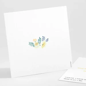Carton d'invitation mariage Tendre Floraison*Faire-part Elégant Discount