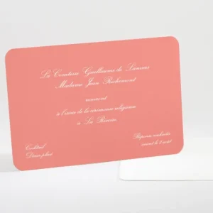 Carton d'invitation mariage Traditionnel rectangle*Faire-part Elégant Discount