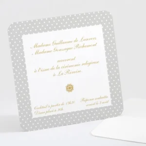 Carton d'invitation mariage Petite dentelle*Faire-part Elégant Hot