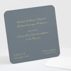 Carton d'invitation mariage Liberty elegant*Faire-part Elégant Hot