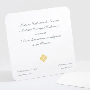 Carton d'invitation mariage Jolies tomettes*Faire-part Elégant Clearance