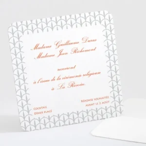 Carton d'invitation mariage Belle promesse*Faire-part Elégant Discount