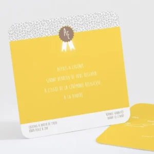 Carton d'invitation mariage Ruban*Faire-part Elégant Discount