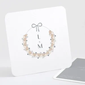 Carton d'invitation mariage Eternite*Faire-part Elégant Online