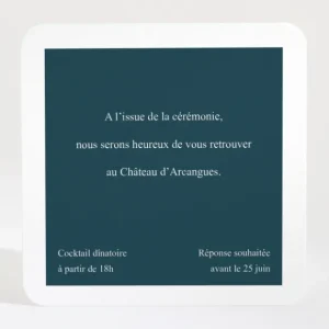Carton d'invitation mariage Cherry cherry vif*Faire-part Elégant Hot