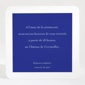 Carton d'invitation mariage Promesse fleurie*Faire-part Elégant Clearance