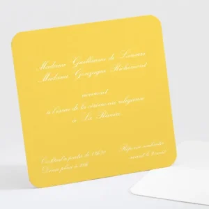 Carton d'invitation mariage Elegance scandinave*Faire-part Elégant Clearance