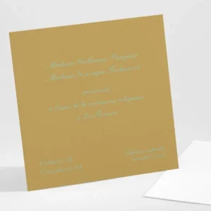 Carton d'invitation mariage Liberty elegant*Faire-part Elégant Hot
