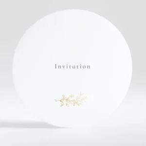 Carton d'invitation mariage Chic vegetal*Faire-part Elégant Sale