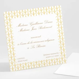 Carton d'invitation mariage Belle promesse*Faire-part Elégant Discount