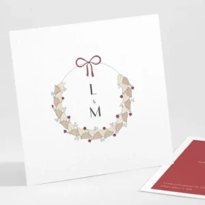 Carton d'invitation mariage Eternite*Faire-part Elégant Online