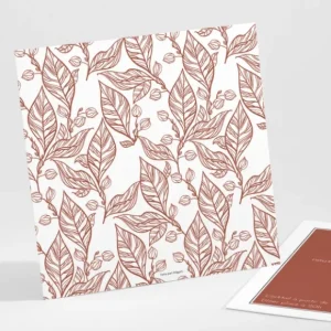 Carton d'invitation mariage Herbier*Faire-part Elégant Outlet