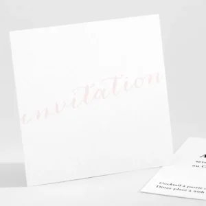 Carton d'invitation mariage Letter*Faire-part Elégant Best