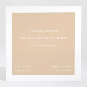 Carton d'invitation mariage Cherry cherry*Faire-part Elégant Best