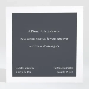 Carton d'invitation mariage Cherry cherry vif*Faire-part Elégant Hot